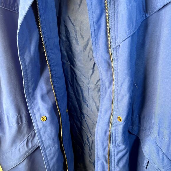 M Forecaster Blue Vintage Windbreaker Full Zip Womens Size Small - Picture 8 of 15